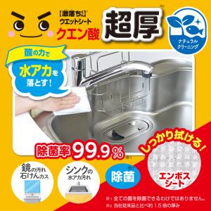 激落ちくん クエン酸 掃除 シート ウエットシ...の詳細画像1