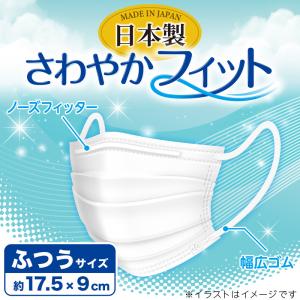 さわやかフィット 国産 マスク ふつう 120...の詳細画像1