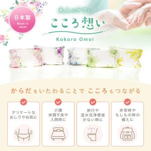 トイレに流せる 介護用 おしりふき こころ想い...の詳細画像5