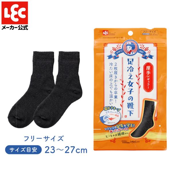 冷え性 靴下 レギュラー厚手 保温 冷え対策 防寒 足冷え女子 足 冷えない レック lec 温かい