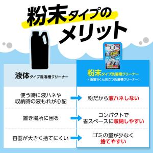 激落ちくん 泡立つ 洗濯槽 クリーナー 粉末 ...の詳細画像3