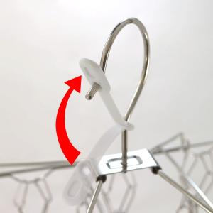 オールステンレス ハンガー ピンチ42個付 角...の詳細画像4