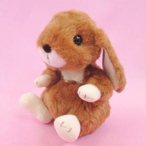 ハンドメイド　ブラウン ロップイヤーちゃん　うさぎのぬいぐるみ Amazon.co.jp: ぬいぐるみ (うさぎ ウサギ) ロップイヤー