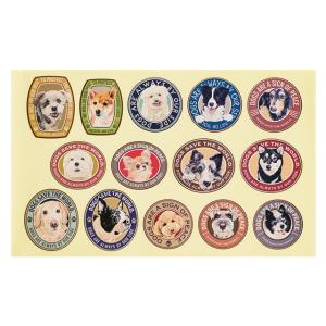 シール 犬 チャリティー ミックス犬 トイプー...の詳細画像1