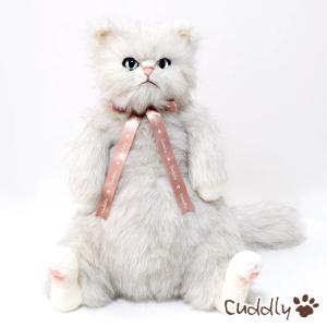 Cuddly カドリー ぬいぐるみ 猫 ねこ ネコ リアル ベベ BeBe 日本製 ブルーアイ 猫グッズ 猫雑貨 誕生日 プレゼント ギフト