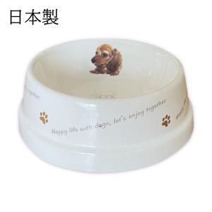 フードボウル 犬 マルチーズ 日本製 陶器 食べやすい 餌 エサ 餌入れ