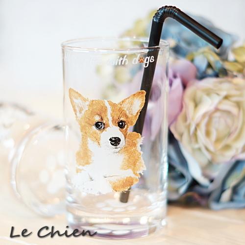 グラス コーギー 日本製 犬モチーフ 犬雑貨 ジュースグラス コーヒー ガラスのコップ グッズ 母の...