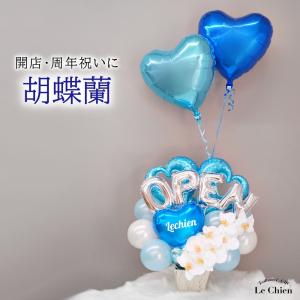 開店祝い バルーン 胡蝶蘭 ピンク バルーンギフト 名前 入り オープン