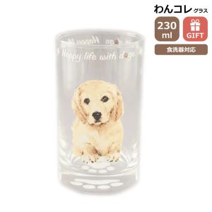グラス タンブラー(ポメラニアン)犬 ガラスのコップ 日本製 230cc わん