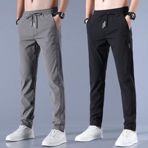 チノパン パンツ ストレッチ 接触冷感 超伸縮 ゴルフ メンズ スキニーパンツ イージーパンツ 細身デザイン 美脚 ストレスフリー 履き心地良い 快適 春夏仕様
