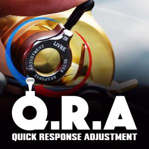 QRA 各種  Livre リブレジギング メカニカルブレーキ オシアジガー ソルティガ オシアコンクエスト 他 クイックレスポンスアジャストメント