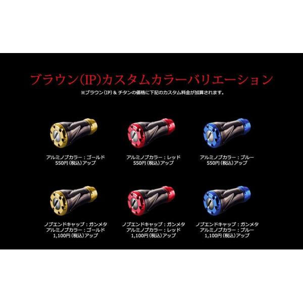 フォルテ2個 ブラウンIP チタン　各種　 LIVRE ハンドルノブ　リブレ　メガテック　ハンドルノ...