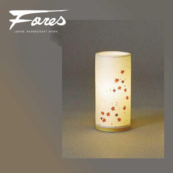岐阜提灯発祥の地美濃で一貫生産　Leaf-41 和紙スタンドライト 金粉入紙( バーベナ) 久山一枝...
