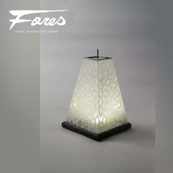岐阜提灯発祥の地美濃で一貫生産　LS-111 LED コードレス ミニスタンドライト レース和紙(菊...