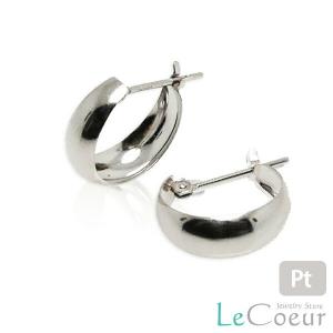 Pt900 サイドプッシュ式ピアスキャッチ 太さ0．9ミリ専用 国内