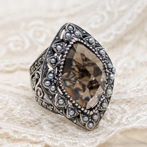 碌山 グリーンアメジスト アメジスト リング RP 204R0355-GAM