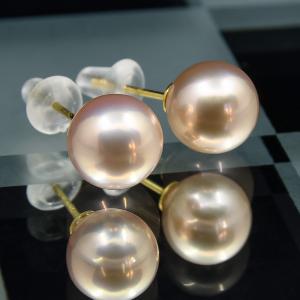 12mmバロックパール ピアス イヤリング K18 K14 SV925 存在感抜群大珠