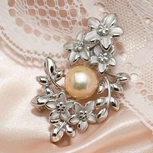 10mm 特級 淡水真珠 ブローチ ペンダント...の詳細画像2