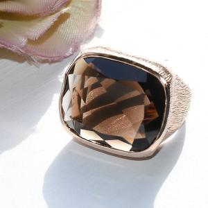 1点作品☆ 宝石質スモーキークォーツピアス　イヤリングに変更可能☺︎ 宝石質スモーキークォーツピアス/イヤリング 約12×12mmクッション