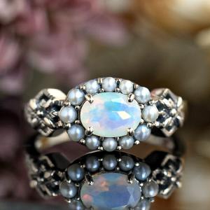 碌山 ウィリアムモリス いちご泥棒 ガーネット リング 国内唯一の