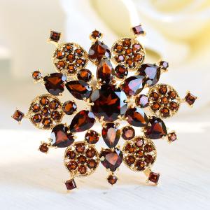 碌山 ウィリアムモリス ぶどう アメジスト ブローチペンダント 葡萄