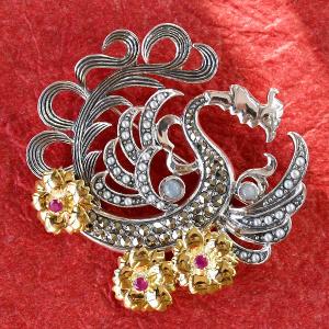 SWAROVSKI（スワロフスキー） ブローチ レディース おしゃれ 大ぶり