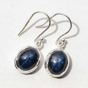 SV925 ラブラドライト ヘキサゴンカット ピアス : ユキコ オオクラ