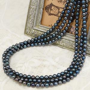 特大 10-10.5mm 無調色 バロック アコヤ真珠 ネックレス 鑑別書付