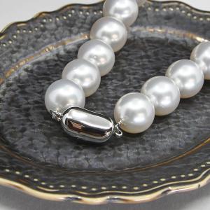 鑑別書付 15mm 白蝶真珠 ネックレス 保管...の詳細画像5