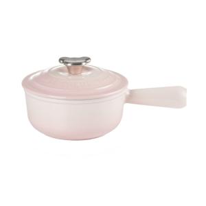 ル・クルーゼ 公式 ルクルーゼ Le Creuset 鍋 IH IH対応 片手鍋 ｜ ソースパン 16cm ベアーツマミ シェルピンク ｜ プレゼント ギフト 贈り物 出産祝い｜lecreuset-japon