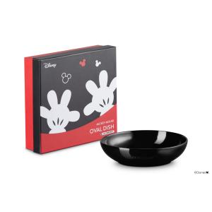 【スペシャルプライス】食器 皿 カレー皿 グラタン皿 ル・クルーゼ 公式 ルクルーゼ ｜ ミッキーマウス/オーバル・ディッシュ 19cm シャイニーブラック ｜