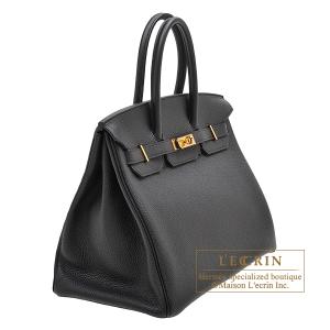 エルメス バーキン35 ブラック トゴ ゴールド金具の詳細画像2
