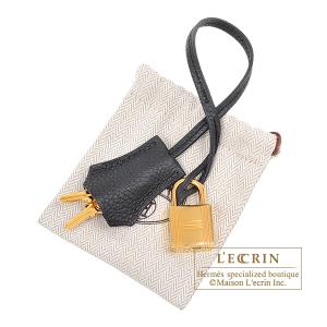 エルメス バーキン35 ブラック トゴ ゴールド金具の詳細画像5