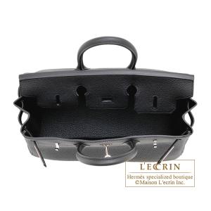 エルメス バーキン25 ブラック トゴ シルバー金具の詳細画像3