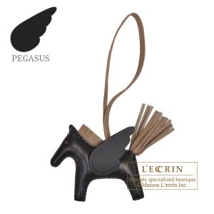 HERMES（エルメス） ロデオチャームペガサスPM ブラック アニョーミロ