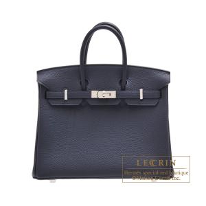 エルメス　バーキン25　ブルーニュイ　トゴ　シルバー金具