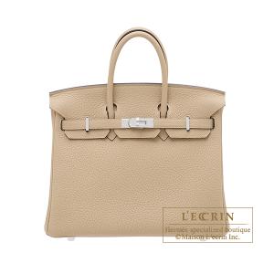 エルメス　バーキン25　トレンチ　トゴ　シルバー金具