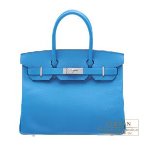 エルメス バーキン30 ブルーザンジバル ヴォー...の商品画像
