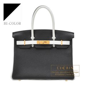 エルメス パーソナルバーキン30 ブラック/ホワ...の商品画像