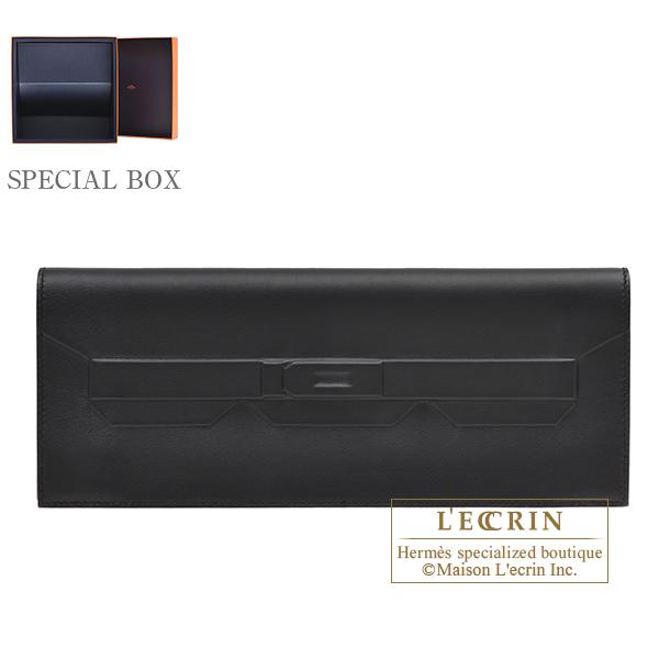エルメス　ポシェットバーキンシャドウ　ブラック　スイフト
