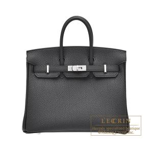 エルメス　バーキン25　ブラック　トゴ　シルバー金具