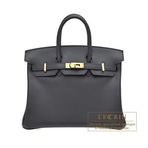 エルメス　バーキン25　ブラック　スイフト　ゴールド金具