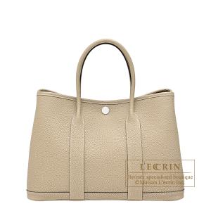 エルメス　ガーデンパーティ30/TPM　トレンチ　ネゴンダ　シルバー金具