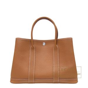 美品 HERMES ガーデンパーティ TPM ネゴンダ エトゥープ ガーデンパーティー エルメス ガーデンパーティ30/TPM