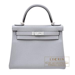 エルメス　ケリー28/内縫い　グリパンタン　トゴ　シルバー金具