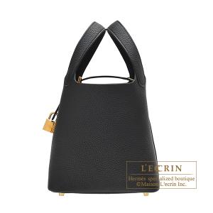 エルメス　ピコタンロック18/PM　ブラック　トリヨンクレマンス　ゴールド金具｜lecrin