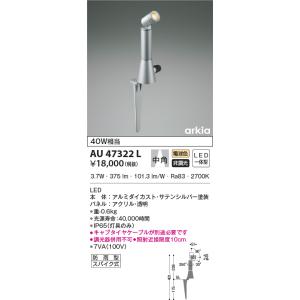 LED照明　コイズミ照明  AU47322L エクステリアスパイクスポット｜led-aircon