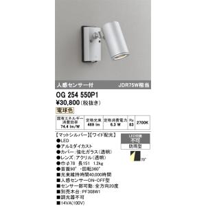 OG254550P1 最新モデル  防雨型LEDスポット  オーデリック