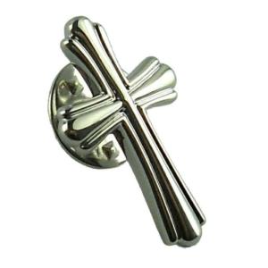 シルバー925 クロス 十字架 レディース メンズ ピンバッチ 小物雑貨