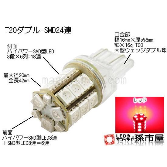 ストップランプ ミツビシデリカD5用LED(CV5W)